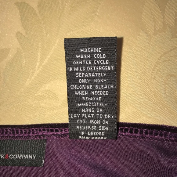 New York and Company Purple Velvet-like Dress - Picture 5 of 5